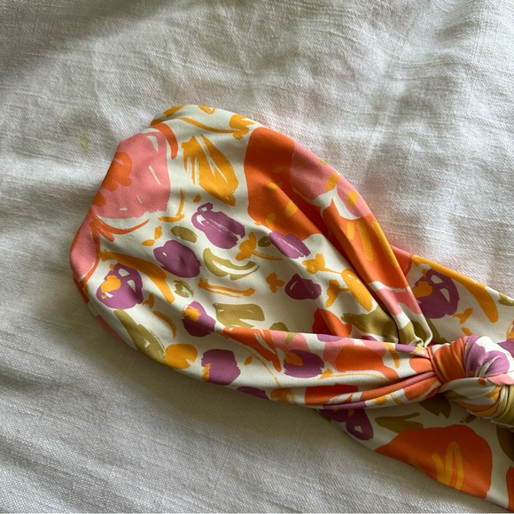 Stone fox swim lele bandeau bikini top floral print - bloom - Picture 5 of 6